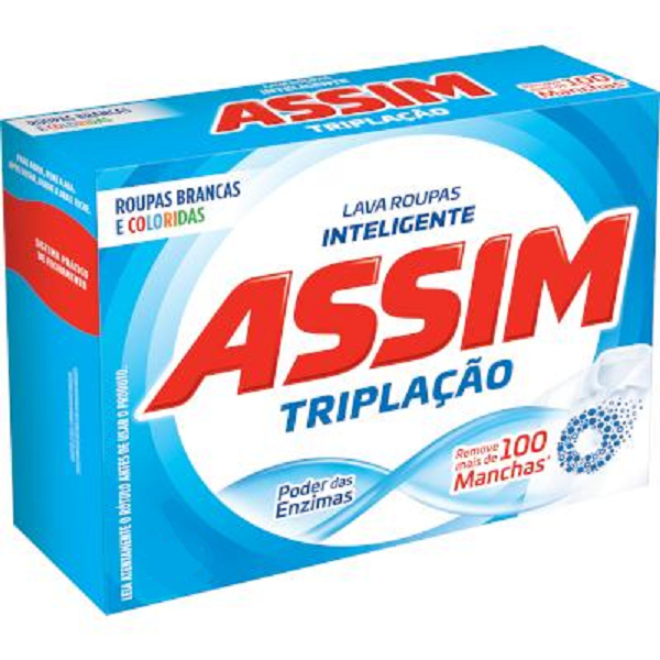 LAVA ROUPAS ASSIM PO TRIPLACAO 800G