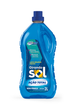 LAVA ROUPAS GIRANDO SOL LIQUIDO ACAO TOTAL 2LT