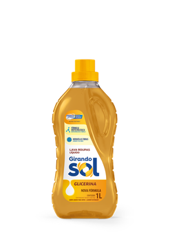 LAVA ROUPAS GIRANDO SOL LIQUIDO GLICERINA 1LT