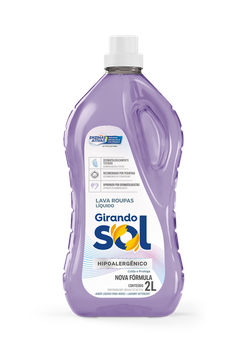 LAVA ROUPAS GIRANDO SOL LIQUIDO HIPOALERGENICO 2LT