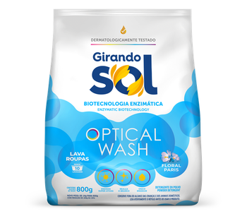 LAVA ROUPAS GIRANDO SOL PO FLORAL PARIS 800G