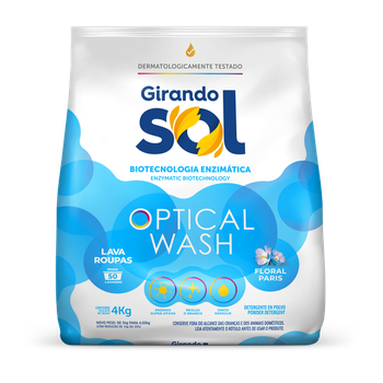 LAVA ROUPAS GIRANDO SOL PO FLORAL PARIS 4KG