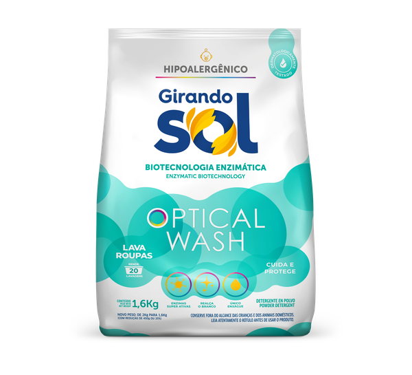 LAVA ROUPAS GIRANDO SOL PO HIPOALERGENICO 1,6KG