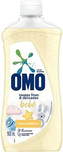 LAVA ROUPAS OMO LIQUIDO ROUPAS FINAS E DELICADAS BEBE 900ML