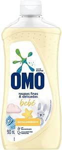 LAVA ROUPAS OMO LIQUIDO ROUPAS FINAS E DELICADAS BEBE 900ML