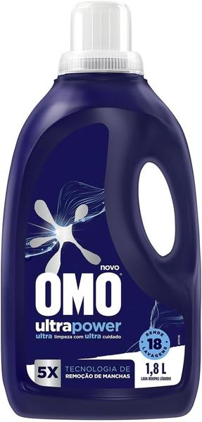 LAVA ROUPAS OMO LIQUIDO ULTRAPOWER 1,8LT