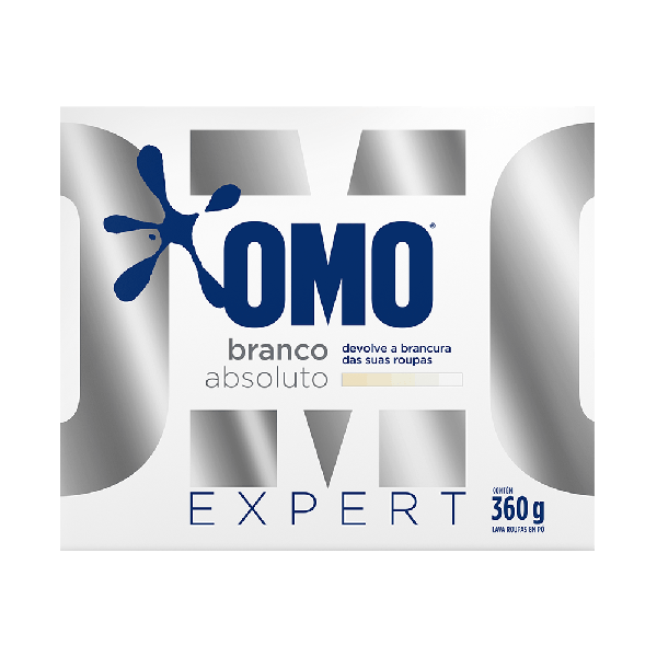 LAVA ROUPAS OMO PO BRANCO ABSOLUTO 360G
