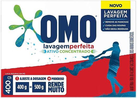 LAVA ROUPAS OMO PO LAVAGEM PERFEITA 400G