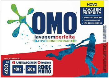 LAVA ROUPAS OMO PO LAVAGEM PERFEITA 400G