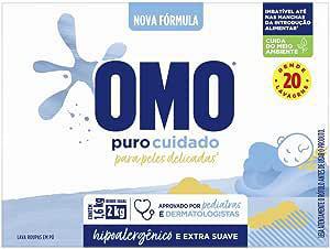 LAVA ROUPAS OMO PO PURO CUIDADO 1,6KG