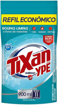 LAVA ROUPAS TIXAN YPE LIQUIDO ANTIBAC REFIL 900ML