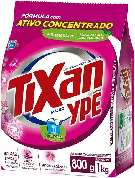 LAVA ROUPAS TIXAN YPE PO MACIEZ 800G