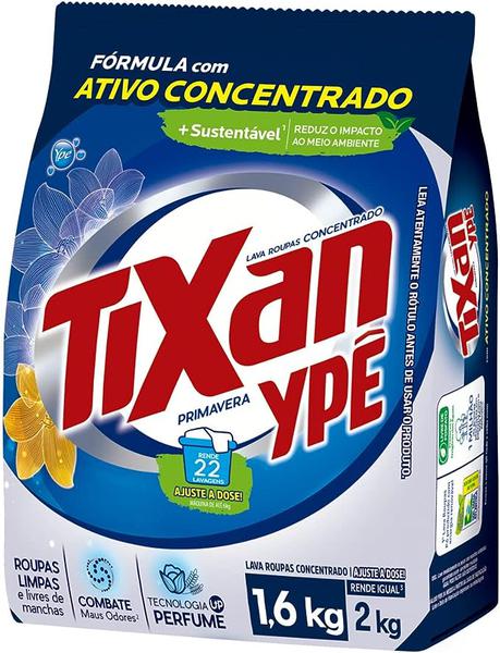 LAVA ROUPAS TIXAN YPE PO PRIMAVERA 1,6KG
