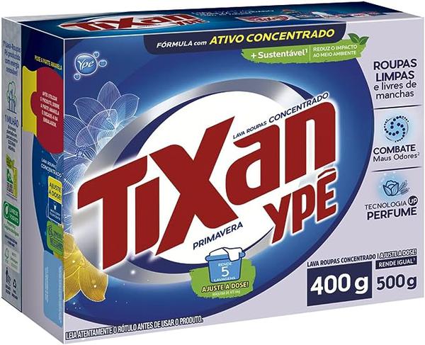 LAVA ROUPAS TIXAN YPE PO PRIMAVERA 400G