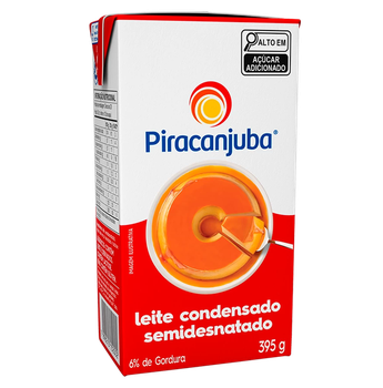 LEITE CONDENSADO PIRACANJUBA SEMIDESNATADO 395G