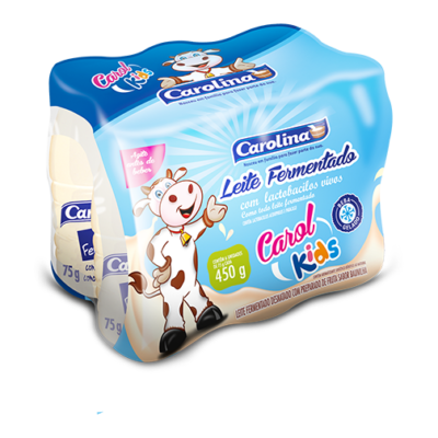 LEITE FERMENTADO CAROLINA C/6 450G