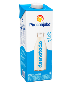 LEITE PIRACANJUBA DESNATADO UHT 1LT
