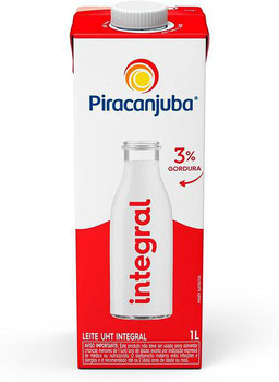 LEITE PIRACANJUBA INTEGRAL UHT C/TAMPA 1LT