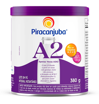 LEITE PO PIRACANJUBA A2 VITAMINA 380G
