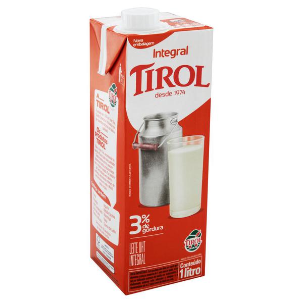 LEITE TIROL UHT INTEGRAL TAMPA ROSCA 1LT