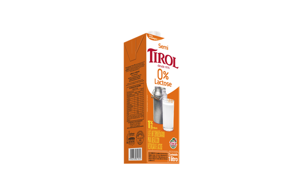 LEITE TIROL UHT INTEGRAL ZERO LACTOSE 1LT