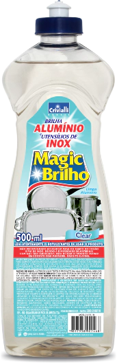 LIMPA ALUMINIO MAGIC BRILHO CLEAR 500ML