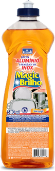 LIMPA ALUMINIO MAGIC BRILHO LARANJA 500ML