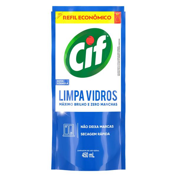 LIMPA VIDROS CIF REFIL 450ML