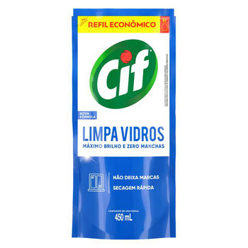 LIMPA VIDROS CIF REFIL 450ML