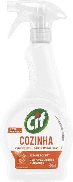 LIMPADOR CIF COZINHA REMOVEDOR DE GORDURAS SPRAY 500ML