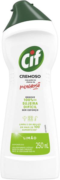 LIMPADOR CIF CREMOSO LIMAO 250ML