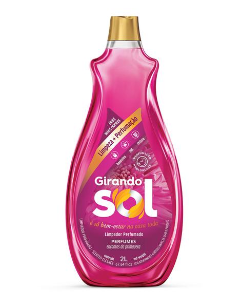 LIMPADOR GIRANDO SOL PERFUMADO ENCANTOS DA PRIMAVERA 2LT