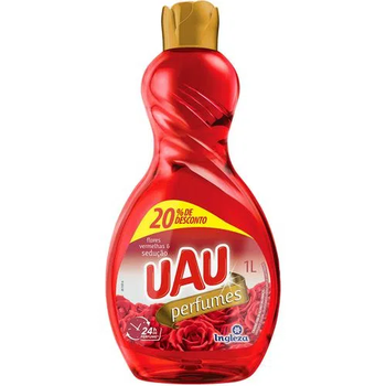 LIMPADOR UAU PERFUMES FLORES VERMELHAS E SEDUCAO 20% DESCONTO 1LT