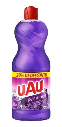 LIMPADOR UAU PERFUMES LAVANDA E CONFORTO 20% DESCONTO 2LT