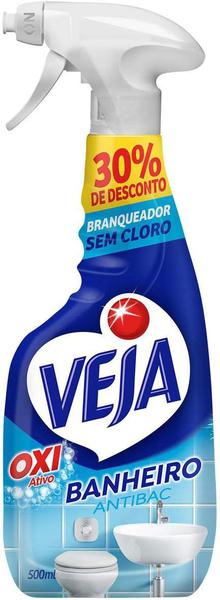 LIMPADOR VEJA BANHEIRO S/CLORO ANTIBAC SPRAY 30% DESCONTO 300ML