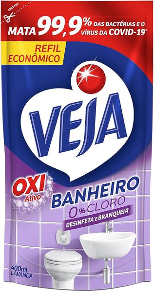 LIMPADOR VEJA BANHEIRO S/CLORO LAVANDA REFIL 500ML