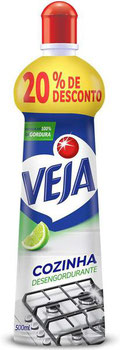 LIMPADOR VEJA COZINHA DESENGORDURANTE LIMAO 20% DESCONTO 500ML
