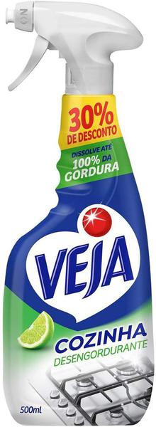 LIMPADOR VEJA COZINHA DESENGORDURANTE LIMAO SPRAY 30% DESCONTO 500ML