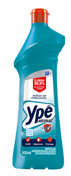 LIMPADOR YPE MULTIUSO ANTIBACTERIANO 500ML
