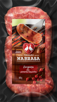 LINGUICA PERDIGAO TOSCANA C/PIMENTA BIQUINHO 600G