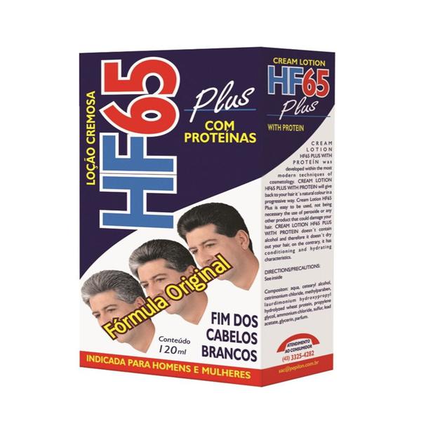 LOCAO CREMOSA HF65 PLUS C/PROTEINAS 120ML
