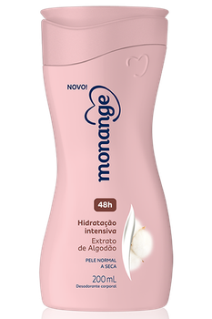 LOCAO HIDRATANTE MONANGE INTENSIVA EXTRATO ALGODAO PELE NORMAL A SECA 200ML