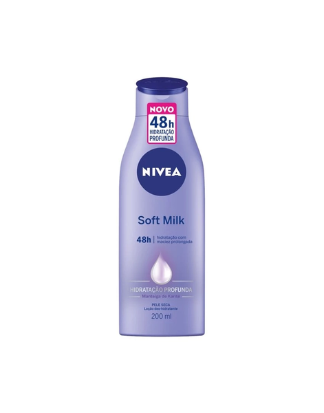 LOCAO HIDRATANTE NIVEA SOFT MILK PELE SECA 200ML