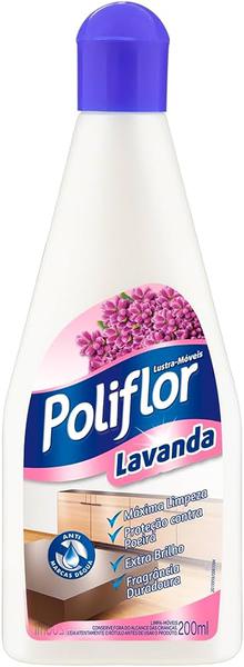 LUSTRA MOVEIS POLIFLOR LAVANDA 200ML