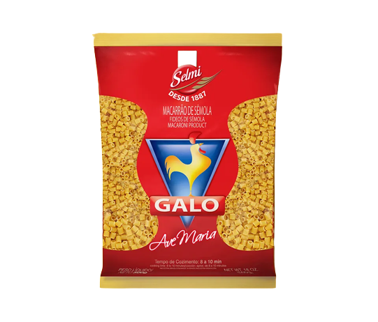 MACARRAO GALO SEMOLA AVE MARIA 500G