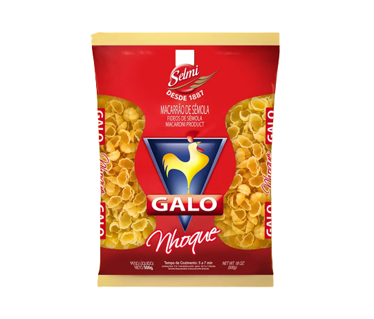 MACARRAO GALO SEMOLA NHOQUE 500G