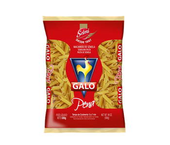 MACARRAO GALO SEMOLA PENA 500G