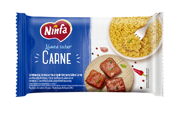 MACARRAO NINFA LAMEN CARNE 70G