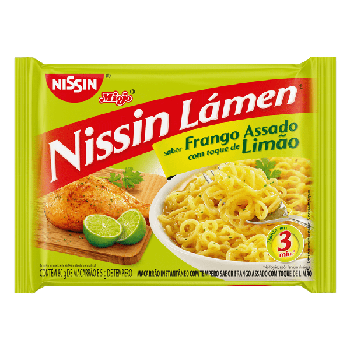 MACARRAO NISSIN LAMEN FRANGO ASSADO C/LIMAO 80G