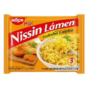 MACARRAO NISSIN LAMEN GALINHA CAIPIRA 80G